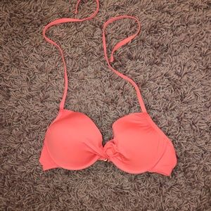 orange bikini top